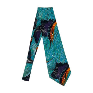 Colorful Fish Pattern Tie